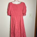 THE Nines by HATCH™ Elbow Sleeve Tonal Maternity Dress‎ Size Small Red Photo 7