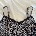 Vintage cheetah print slip dress Multiple Size M Photo 2