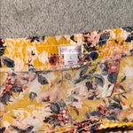 Xhilaration Yellow Floral Lace Trim Pull On Shorts Women's Large Photo 2