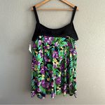 Freshwater Skirted Swimsuit‎ Size 26W NWT Blue Photo 3