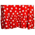 CROSBY by Mollie Burch  Posey Dress‎ Red Floral Ruffle Sleeve Mini Dress Sz Small Photo 2