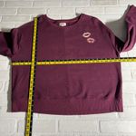 Pact Sweatshirt Womens XL Maroon Kiss Lip Graphic Pullover Sustainable Organic Photo 1