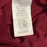 Windsor  Deep Red Plunging V-Neck Pleated Maxi Dress Size S Photo 12