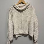 Free People Cream Turtleneck Sweater - Size Small Photo 0