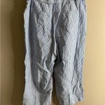 J Jill wide leg linen Striped Blue and White Pants size xl Photo 8