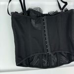 Dealmore Corset Top Sz Small Black Lace Mesh Crop Top Photo 13