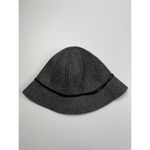 Banana Republic  gray‎ knit lambswool bucket cap women's M/L Photo 2