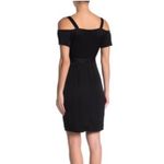 ALLSAINTS Cadia Black Off the Shoulder Wrap Dress Photo 1