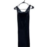 Rampage Vintage  Black Velvet Maxi Dress Size 7‎ Photo 1