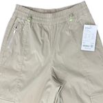 Athleta  Beige Khaki Cascade High Rise Cargo Poplin Pants size XXS 2XS NEW Tags Photo 8