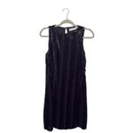 Astr The Label Black Molly Lined Shimmery Velvet Mini Burnout Trapeze Dress Size L Photo 3