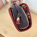 Juicy Couture Vintage Retro Y2K 90’s Navy and Red Travel Makeup Organizer Bag Photo 6