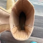 ZARA Tan Platform Ankle Boots Photo 3