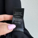 Aritzia  Babaton Galen Black Mesh Trim Drapey V-Neck Cami Tank Top Blouse Medium Photo 3