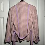VINTAGE Terry Lewis • Tweed Blazer Jacket • Purple Yellow Green • Lined • Small Photo 12