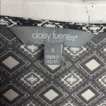 Daisy Fuentes Canglo Dress Onyx Combo Black and White Size Small Photo 4