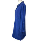 Boden Jena Jersey Shirt Dress in Solid Blue Size 16R‎ Photo 7
