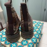 Charleston Shoe Co Liberty Python Boot Size 6 Pull On Brown Photo 6