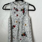 Anthropologie  Maeve Macie lace embroidered beaded sleeveless top▪️size 0 Photo 9