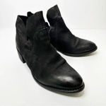 Seychelles  Womens Size 5 Black Suede Deep‎ V Side Booties Score Photo 2