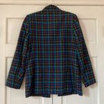 Vintage TanJay 80s 90s Blazer Houndstooth Plaid Bright Colors Tan Jay 8 Women’s Black Photo 6