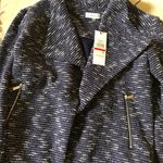 Calvin Klein NWT Tweed Flyaway Jacket Photo 4