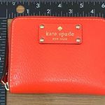 Kate Spade NY Wellesley Highlighter Orange Leather Tote Handbag & Wallet Set Photo 11