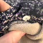 Lululemon Scuba Zip Up Hoodie II Size 8 Space Dye Black Purple White Athleasure Photo 2