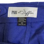 Paul et Duffier A line Full‎ Midi Skirt Royal Blue, Pleated, Career, Size 6 Blue Photo 2