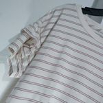 Current/Elliott Current Elliott the ruffle roadle tee ecru split 2 Photo 7