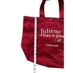 JULIETTE HAS A GN Iconic Red Canvas Tote Bag NEW NWOT Photo 5