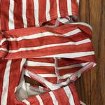 Vince Camuto One Shoulder Wrap One Piece Swimsuit Orange White Papaya size 8 NWT Photo 5