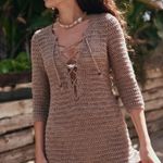 Free People  Amalia Sweater Mini DRESS Photo 0