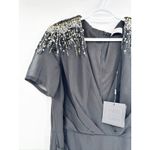 Mac Duggal 55704 Black Sequined Embellished Shoulder Evening Gown 16 NEW Photo 3