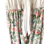 Vintage Allison Rose By Dragon Fly Cabbage Rose Lace Eyelet Romper size medium Pink Photo 5