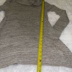 eight eight eight  tan turtleneck cowl neck tan long sweater woman’s small Photo 4