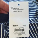 Sonoma  Women’s Navy and White Striped Dress NWT X13 Photo 3