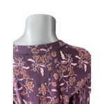 Vtg LL Bean Dress Womens Midi Long Sleeve Floral Large Petite Cottage Modest Purple Size undefined Photo 4