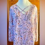 Pink republic Floral Print Women's Top - Blush/Lilac, Size L Photo 0
