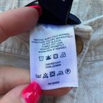 Lands' End Lands’ End 12T Mid Rise Straight Leg Roll Tab Linen Pants Photo 5