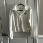 Sporty & Rich White BH Crest Soft Polo Sweatshirt Size M Photo 1