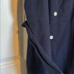 Everlane  The Cotton Weave Picnic Dress in Navy Blue Photo 6