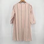 Soma Embraceable Sleepshirt Tree Stripe Porcelain Large 3/4 Sleeve Scoop Neck Photo 4