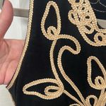 Lauren Michelle black with a gold color stitch size medium Photo 3