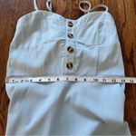 Zaful NWT Button Crisscross Cami Dress Baby Blue Small 4 Photo 6