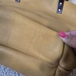 Portland Leather Goods Medium Tote in Marigold Tan Handles Unicorn‎ Photo 6