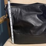 Isaac Mizrahi  Black Leather Tote/Shoulder Bag Photo 2