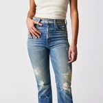 Mother High Waisted Rider Ankle Jeans in Lol Wash Blue Size 26 Photo 0