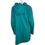 Cuddl Duds Petite Reversible Hooded Wrap Hsde Green/Navy Petite L NWOT Photo 10