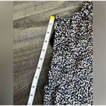 Harlowe $ Graham Harlowe & Graham Sleeveless Tunic Blouse Sz S Women’s Navy & Tan Floral Vines Photo 11